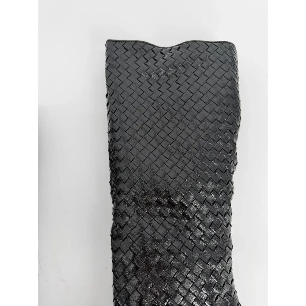 I.N.C. Savonia Black Woven Knee High Boots Womens - 7M